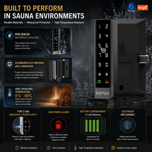 Serrures électroniques intelligentes Ttlock pour verrouiller les tiroirs, les armoires, les casiers avec code NFC, empreinte digitale et contrôle par application téléphonique - Product Image 4