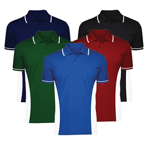 Lightweight Breathable Polo <b>Shirt</b> Casual Smart <b>Collared</b> <b>T</b> <b>Shirt</b> for Daily Wear - Product Image 1