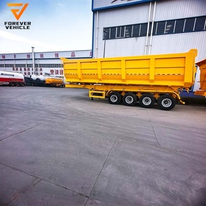 Remolques Volquete de Servicio Pesado de 3 y 4 Ejes, Nuevos y Usados, con Cilindro Hidráulico, para Tractor, con Descarga Lateral y Trasera - Product Image 3