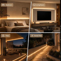 Bande lumineuse LED néon flexible 24V IP68 étanche en silicone, haute luminosité, certifiée CE RoHS pour piscine sous-marine
