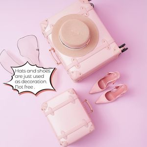Juego de Maletas de <span class=keywords><strong>Neopreno</strong></span> Retro Vintage con Ruedas Giratorias, Maleta de Diseño Elegante OEM/ODM para Viajes Unisex - Product Image 3