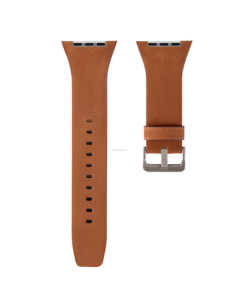 Bracelet de sport respirant en cuir de vache italien de luxe Handodo pour Apple Watch 44/45/46/49 mm, fermoir à boucle réglable 22 cm - Product Image 2