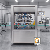 Machine de remplissage automatique MTW pour l'eau, la confiture, la sauce et l'huile - Remplisseuse de liquides polyvalente en ligne droite
