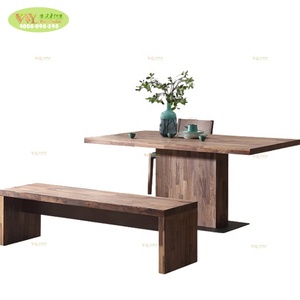 New Design Solid USA Walnut Wood FJ Office Table / High End Finger Joint Walnut Wood <strong>Work</strong> Table for Bureau - Product Image 2