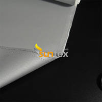 Tissu en fibre de verre enduit de silicone, résistant aux hautes températures, isolation thermique, imperméable, E-Glass