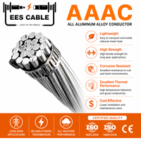 Cable desnudo de aleación de aluminio AAAC de 34.36MM, 506.1MM, 307MM, el más vendido, para uso aéreo, AS 1531, precio de fábrica