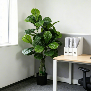 <span class=keywords><strong>Albero</strong></span> di <span class=keywords><strong>Ficus</strong></span> Lyrata Artificiale in Vaso di Varie Dimensioni per Decorazioni Matrimoniali e Forniture, <span class=keywords><strong>Albero</strong></span> Artificiale per Interni ed Esterni, Decorazione per Bar e Stanze - Product Image 5