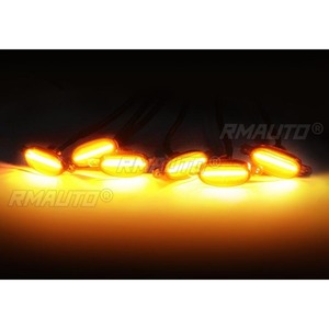 Bandes décoratives LED pour calandre de pare-chocs, kit carrosserie, éclairage de calandre avant pour Toyota Land Cruiser LC80 FJ80, pièce extérieure - Product Image 5