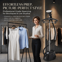 Défroisseur Vapeur Commercial Haute Vitesse Robuste pour Magasin de Vêtements – Machine à Repasser les Vêtements