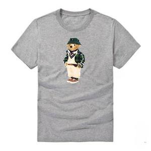 T-<span class=keywords><strong>shirt</strong></span> en pur coton pour <span class=keywords><strong>femme</strong></span> Little Bear 26, collection printemps-été, col rond, broderie lourde, coupe décontractée classique - Product Image 3