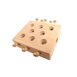 Nouveau produit jouets pour chat en bois Non toxique incolore jouet pour animaux de compagnie jouets interactifs pour animaux de compagnie attraper la souris jouet de divertissement <span class=keywords><strong>solitaire</strong></span> - Product Image 4