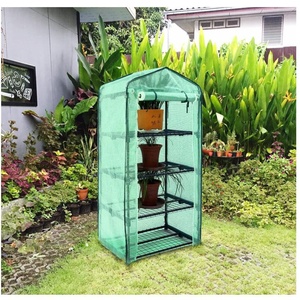 <span class=keywords><strong>Serre</strong></span> portable d'extérieur bien conçue, transparente, imperméable, <span class=keywords><strong>mini</strong></span>-<span class=keywords><strong>serre</strong></span> avec support à 3 couches - Product Image 4