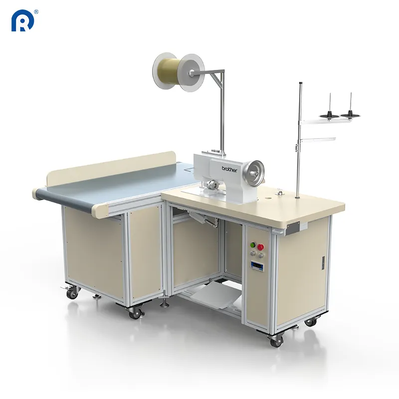 S-FOLD curtain top sewing machine to button tape
