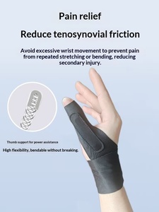 Manchon de protection pour le <span class=keywords><strong>pouce</strong></span> et le poignet en spandex, gaine de protection du tendon, pour le badminton, protection de l'articulation du poignet, soutien de <span class=keywords><strong>rééducation</strong></span> - Product Image 5