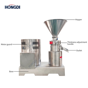 เครื่องบดซอสไฟฟ้าสแตนเลสแบบคอลลอยด์มิลล์ พร้อมมอเตอร์แรงเฉือนสูง สำหรับทำเนยถั่ว ซอสพริก และซอสข้นต่างๆ - Product Image 3