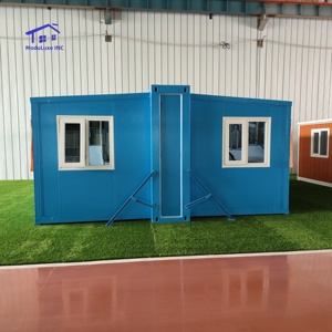 Casa Contenedor Expandible de 40 pies y 20 pies, 2, 3 y 4 Dormitorios, Casa Prefabricada, Casa Modular Móvil, Casa Temporal para Alivio de Terremotos - Product Image 1