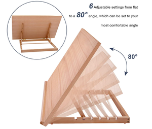 Caballete de Mesa de Madera Maciza Ecológico, Soporte de Pintura Resistente Hecho a Mano <span class=keywords><strong>para</strong></span> Principiantes, Estudiantes y Niños, <span class=keywords><strong>para</strong></span> Dibujo Artístico - Product Image 3