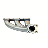 Pipa Intake Turbo Investasi Casting, Suku Cadang Mobil, Paduan Aluminium atau Baja Kekuatan Tinggi, Komponen Turbo Otomotif