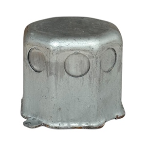 กล่องไฟฟ้าโลหะชุบสังกะสีรูปแปดเหลี่ยมหนา2.0มม. ลึก8.5ซม. หนา1/2นิ้ว - Product Image 4