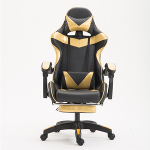 Chaise de jeu réglable en cuir PU de haute qualité avec repose-pieds <span class=keywords><strong>roulettes</strong></span> silencieuses chaise d'ordinateur pivotante confortable pour la vente en gros - Product Image 6