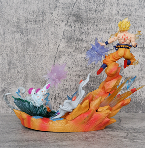 Hcengtriz 21cm Dragon Balls PVC Goku VS Freezer Adornos Super <span class=keywords><strong>Sky</strong></span> Top DK StatuesToy Anime Figuras DE ACCIÓN Figuras de acción - Product Image 5