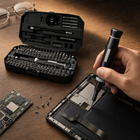 Kit de réparation magnétique professionnel YIYUN 152-en-1 avec embouts de précision en acier, disponible en plastique OEM pour smartphones, ordinateurs, appareils photo