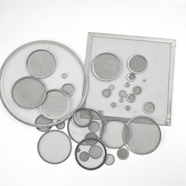Heat Resistant Metal Fiber Wire Mesh Filter Disc Welding Spot Welding Weaving Stamping Filter Cap 99% Efficiency