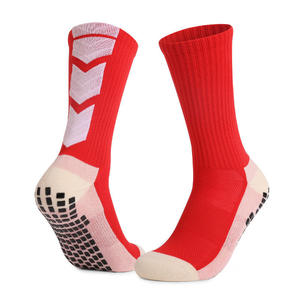 Wholesale Custom <b>Grip</b> <b>Socks</b> Mens Crew Football <b>Socks</b> Anti Slip Terry Cushion Sole Breathable Basketball Running Sports <b>Socks</b> - Product Image 4