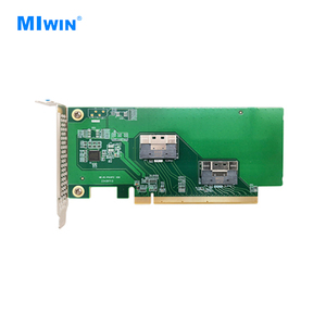 Pcie4.0 X16 Để 2 * SFF-8654x8 Chuyển Đổi Thẻ Trực Tiếp Đính Kèm <span class=keywords><strong>Riser</strong></span> Thẻ Cho GPU Mở Rộng Ván Chân Tường - Product Image 1