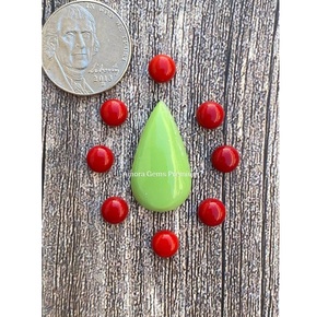 Beautiful Green And <b>Red</b> Rosarita Cluster Set Loose Gemstones For Jewellery Making Custom Rings <b>Earrings</b> Pendants And Unique - Product Image 5