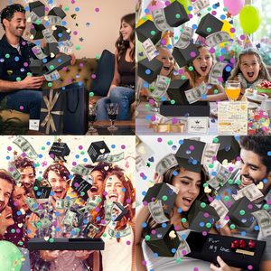 <span class=keywords><strong>Caja</strong></span> <span class=keywords><strong>de</strong></span> <span class=keywords><strong>confeti</strong></span> <span class=keywords><strong>de</strong></span> explosión que rebota plegable única DIY, cajas <span class=keywords><strong>de</strong></span> papel en relieve para cumpleaños, aniversario, regalo del Día <span class=keywords><strong>de</strong></span> San Valentín - Product Image 4