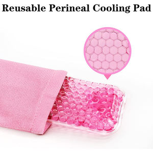 Perles de gel de refroidissement du périnée réutilisables tampons chauds et froids packs de glace pour le soulagement de la douleur post-partum - Product Image 6