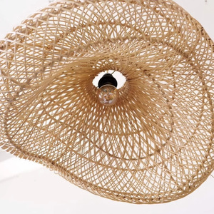 Nordic Handwoven Rattan Pendant <strong>Light</strong> Natural Bamboo Hanging Lamp Boho <strong>Dining</strong> <strong>Room</strong> Villa Decorative Ceiling <strong>Fixture</strong> - Product Image 6