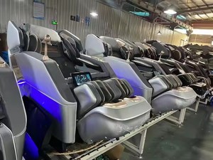 Manipulador 4D de lujo, silla masajeadora eléctrica de aire Shiatsu moderna, masaje de cuerpo completo de 150kg con funciones rodantes de calefacción para pies - Product Image 5