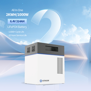 <b>Rechargeable</b> 1000W 2kWh <b>Battery</b> 11000+ Cycles Lightweight Emergency Solar Power Station - Product Image 3