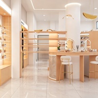 Aménagement intérieur de magasin de maquillage, présentoirs de meubles sur mesure, vitrine cosmétique personnalisée, présentoirs de beauté commerciaux, rénovation de boutique