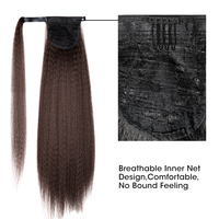 Queue de Cheval Synthétique AliLeader Afro Yaki Lisse en Fibre Thermorésistante, Prix de Gros Usine