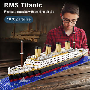 <span class=keywords><strong>Titanic</strong></span> personnalisé RMS bateau modèle de bateau bloc de construction bricolage bateau à vapeur jouets éducatifs <span class=keywords><strong>Titanic</strong></span> navire Moc blocs de construction ensemble de briques - Product Image 6