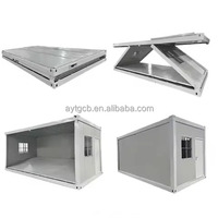 Maisons préfabriquées de haute qualité, économiques, portables, modulaires, mini-maisons mobiles, maisons conteneurs pliables pour hôtel