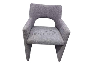 <span class=keywords><strong>เก้าอี้</strong></span>เน้นเสียงผ้ากำมะหยี่หุ้มเบาะแบบม้วนกลับที่ทันสมัยเก้าอี้พักผ่อนสไตล์เรียบง่าย - Product Image 3