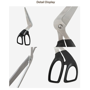 Sharp <b>Kitchen</b> Food Scissors Stainless Steel Pizza Cutting Scissors with Plastic Handle - Product Image 4