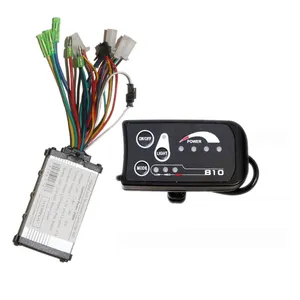 شاشة عرض LED 810 للدراجة الكهربائية مقياس سرعة الدراجة, توصيل المصباح الأمامي للدراجة ووحدة التحكم