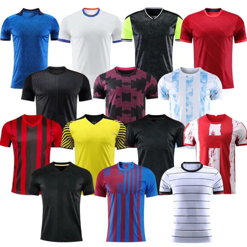 Nhanh chóng khô Chất lượng cao đồng phục Bóng Đá Đội Jerseys Giá Bóng đá Kit dành cho người lớn thể thao bóng đá Jersey Ronaldo CR7