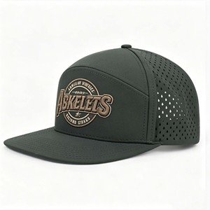 Polyester Custom Logo Hydro Waterproof Outdoor Street Style Snapback Baseball <b>Cap</b> Floating Adjustable - Product Image 3