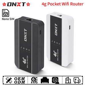 Routeur WiFi portable 4G DNXT WiFi6 300 Mbps, modem de poche mifi, routeur WiFi de poche 4G 3000 mAh avec ports WAN/LAN pour les voyages - Product Image 1