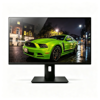 Nouvel écran large sans cadre IPS 4K LED de 27 pouces, luminosité 350 cd/m², temps de réponse de 5 ms, 60 Hz, deux ports DP, support réglable, VESA