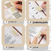Fournitures de journalisation biblique, onglets de Bible laminés avec lettrage en relief doré, vinyle imperméable amovible