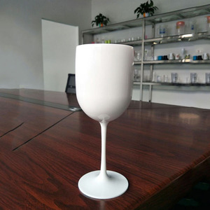 Copas de Vino Modernas de Plástico Irrompible de 480 ml, Color Blanco y Rosa, Copas de Cóctel para Champán, para Bodas y Fiestas - Product Image 6