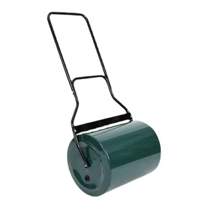 LT Iron Lawn Roller Water/<b>Sand</b> Filling Trailer Behind <b>Garden</b> Drum with U-shaped Handle Used for Sowing and Grass Soil Leveling - Product Image 2