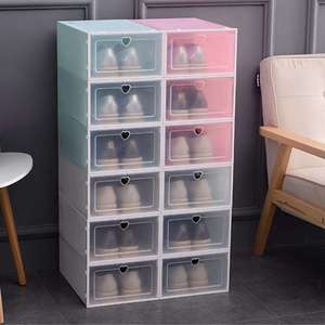 Nueva <span class=keywords><strong>Caja</strong></span> <span class=keywords><strong>Organizadora</strong></span> de <span class=keywords><strong>Zapatos</strong></span> Transparente de Plástico con Abertura Frontal, <span class=keywords><strong>Caja</strong></span> Apilable para Almacenamiento de <span class=keywords><strong>Zapatos</strong></span>, Gran Venta 2025 - Product Image 3